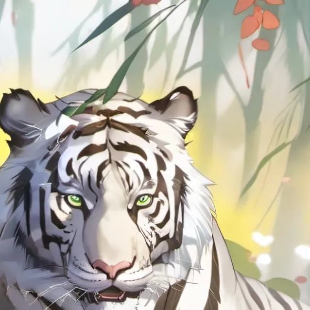 chat with ai character: white tiger 