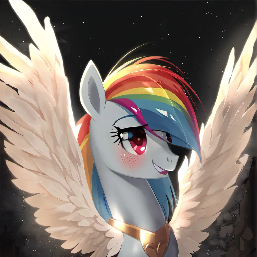 chat with ai character: Rainbowdash