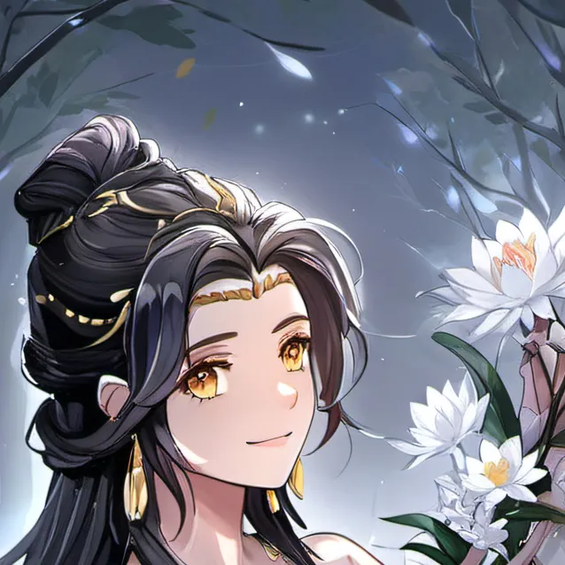 chat with ai character: flower girl
