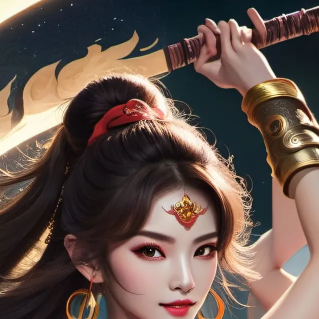 chat with ai character: Woman Sun Wukong