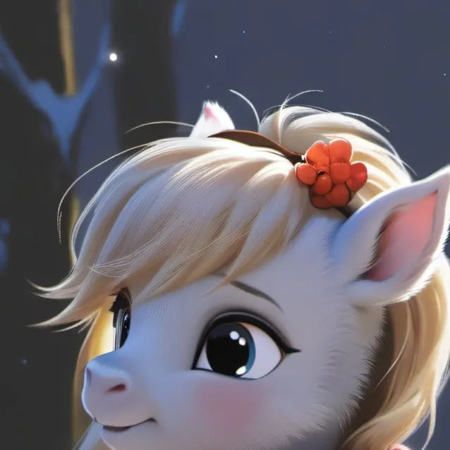 chat with ai character: Fluffy pony.
