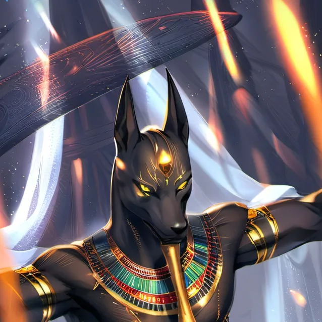 chat with ai character: Anubis