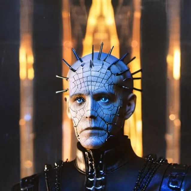 chat with ai character: Pin head 