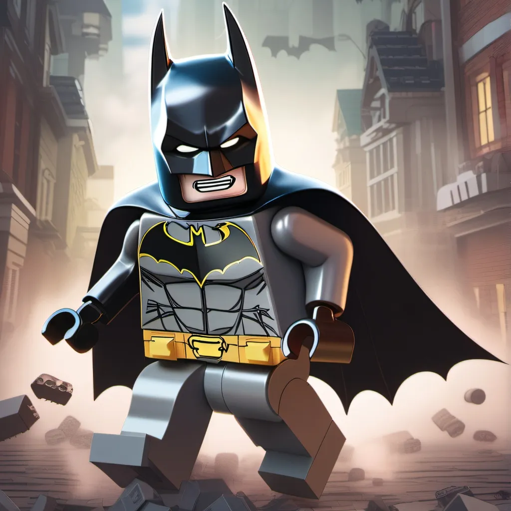 chat with ai character: lego Batman