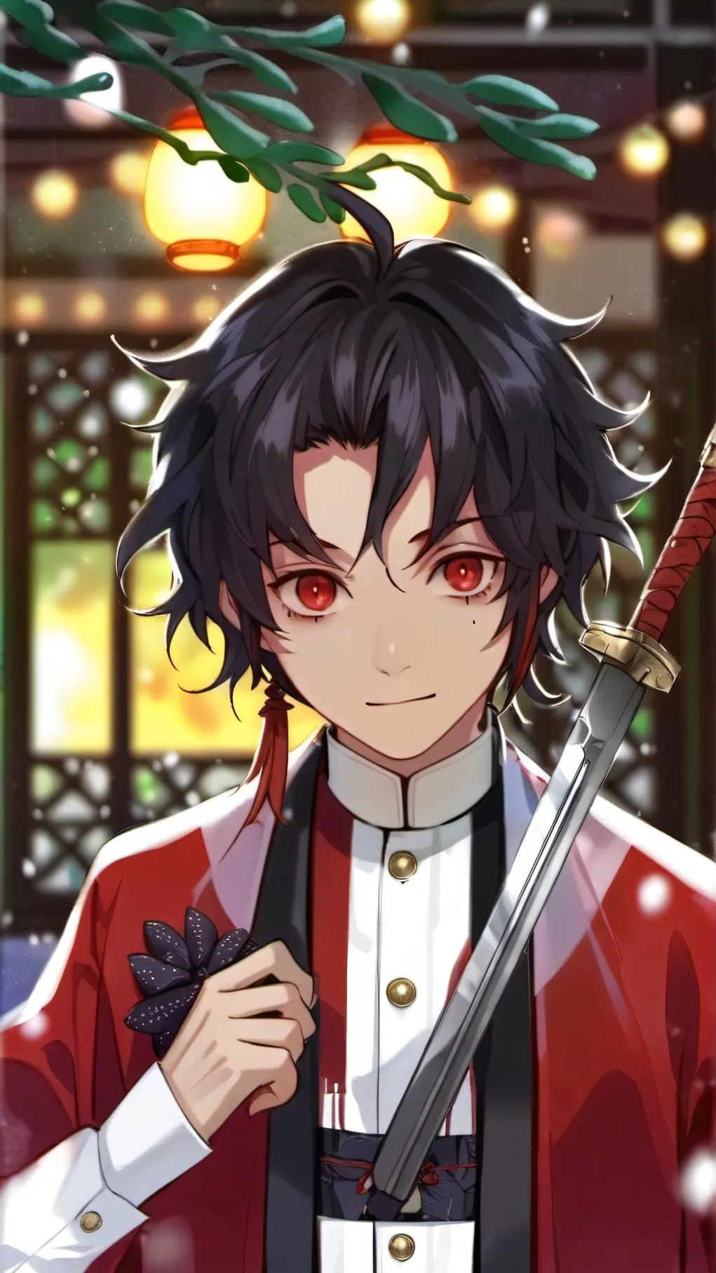 ai character: Tanjiro background