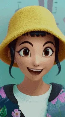 ai character: Mystery X Zoey/you background