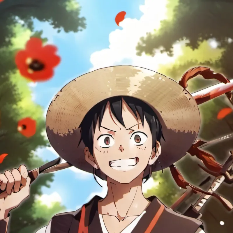chat with ai character: Luffy