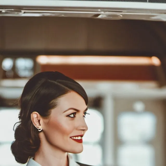 chat with ai character: flight attendant