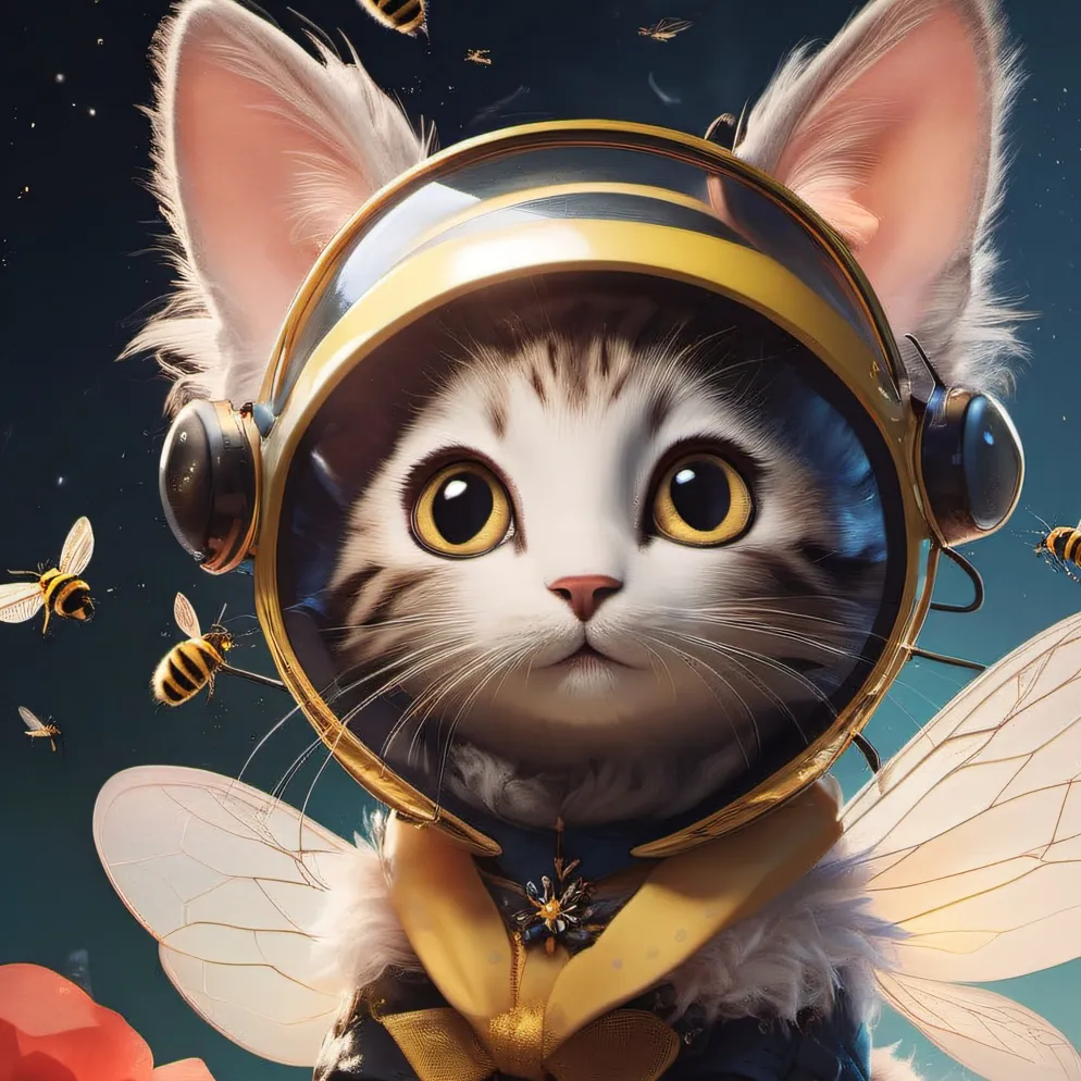 chat with ai character: cat bee 