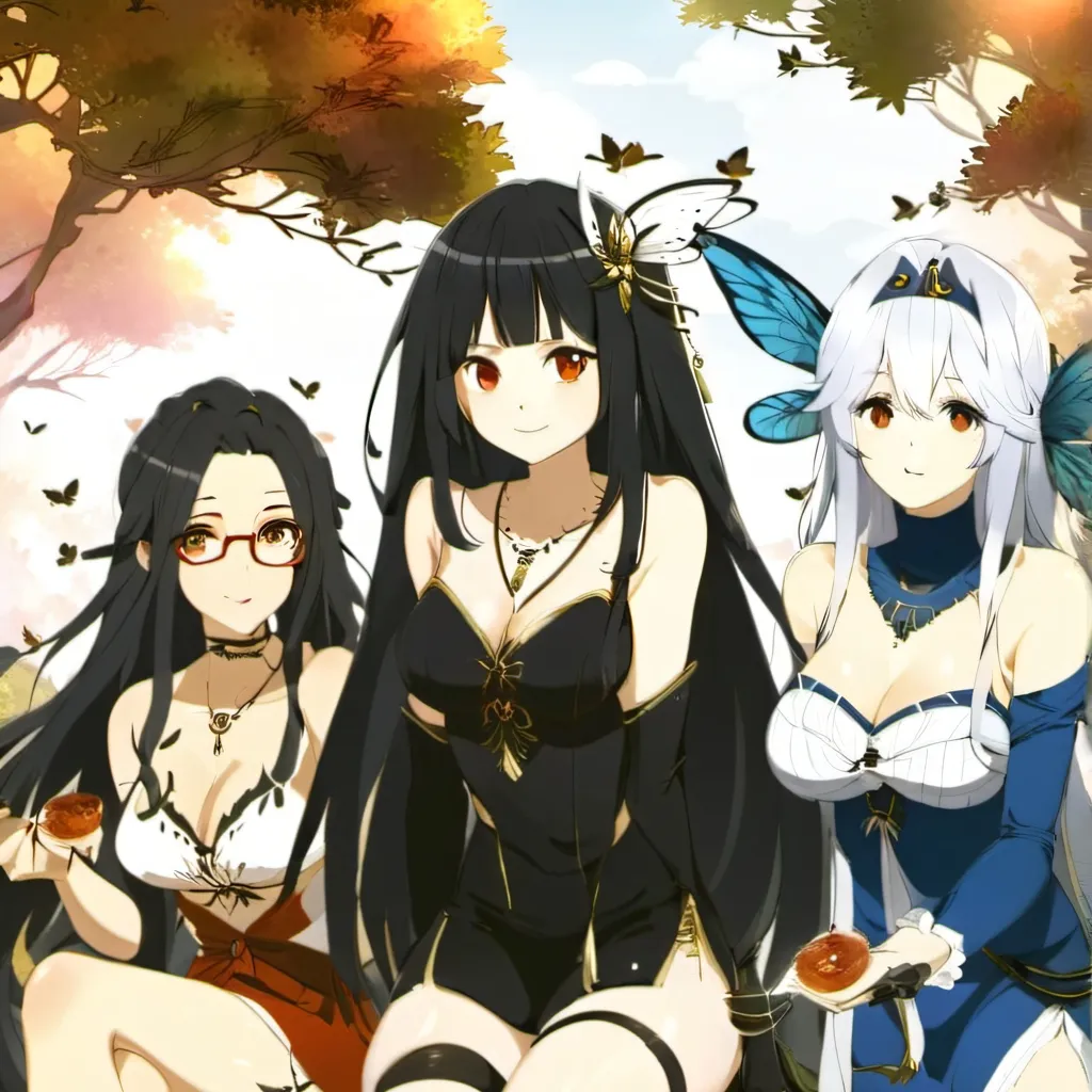 chat with ai character: THE THREE WAIFU