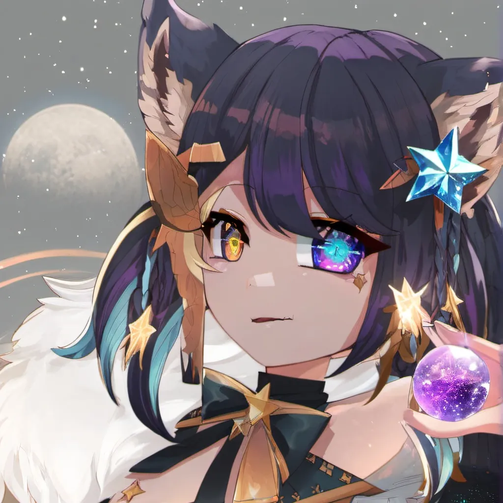 chat with ai character: Crystal magic star