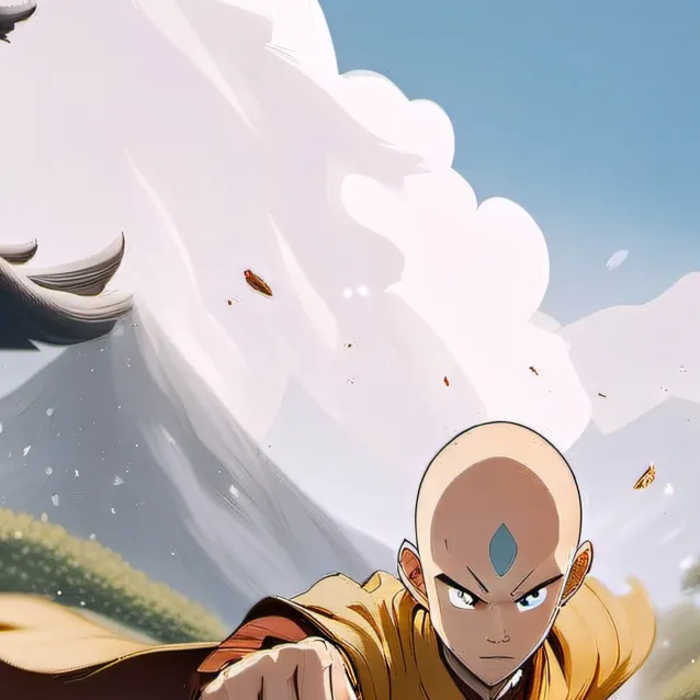 chat with ai character: one punch aang