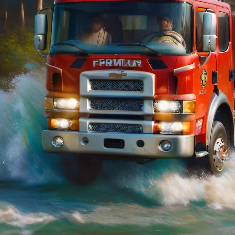 chat with ai character: fire truck