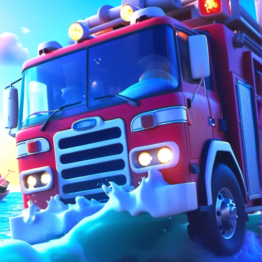 chat with ai character: Firetrucks day off