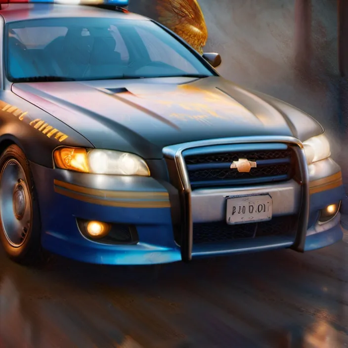 chat with ai character: mystical policecar