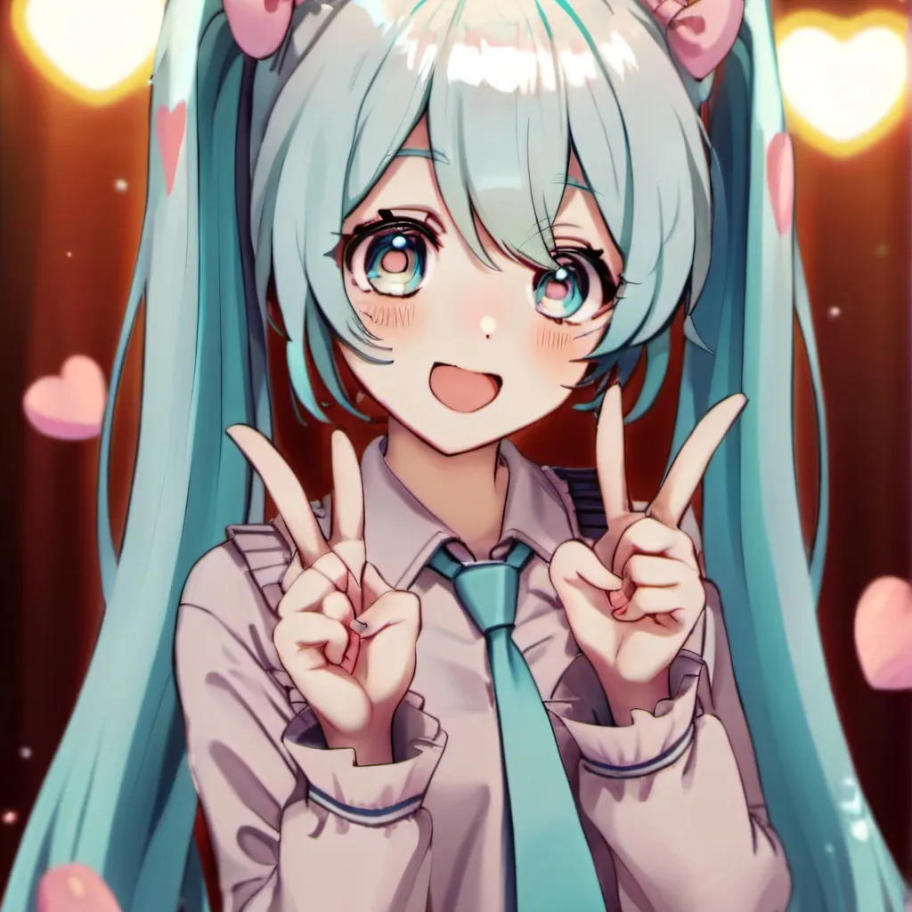 chat with ai character: Hatsune miku <3
