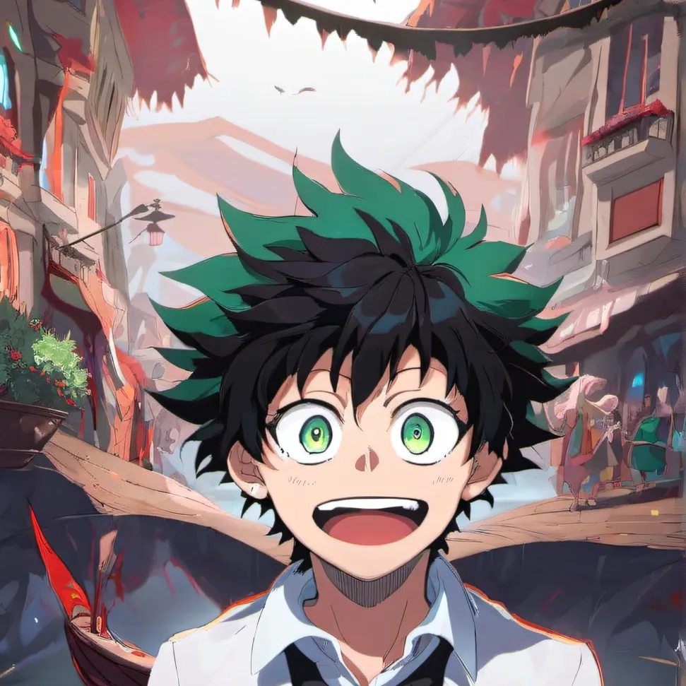 chat with ai character: Izuku midoriya