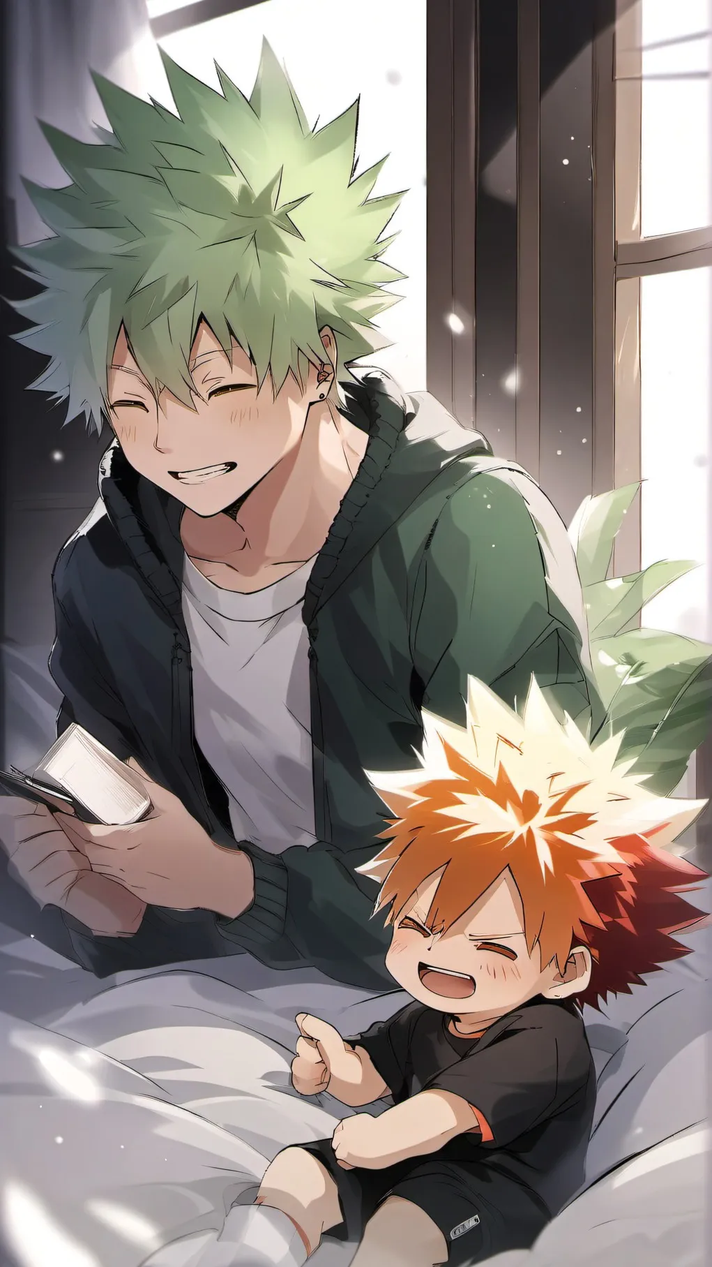 ai character: baby MHA background