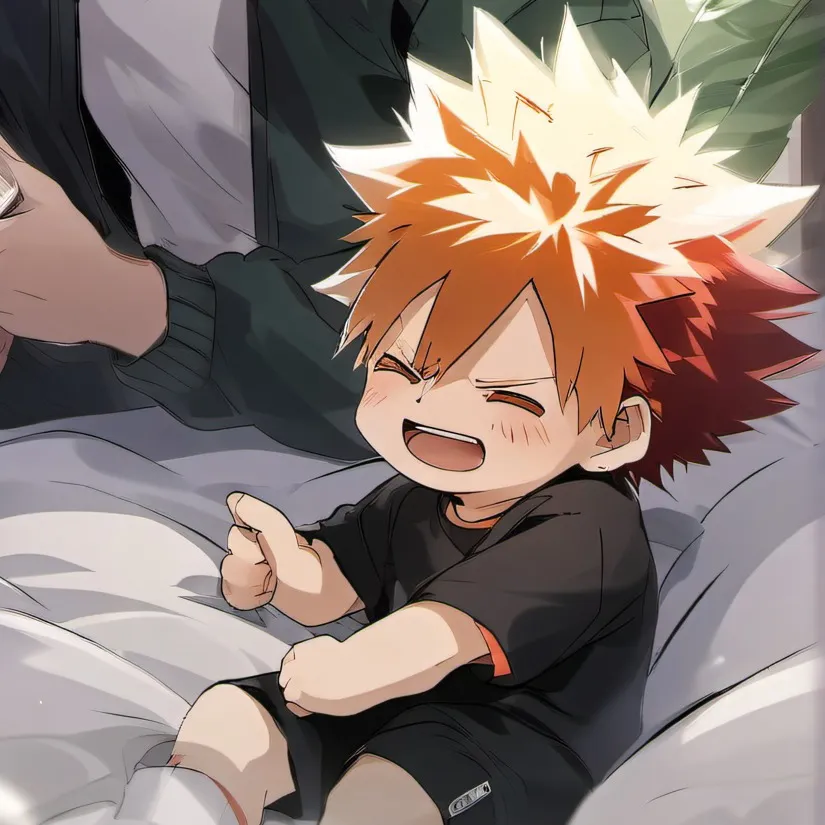 chat with ai character: baby MHA