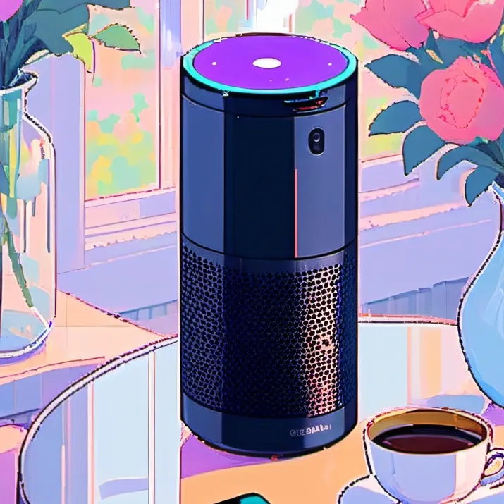 chat with ai character: Alexa AI speaker 