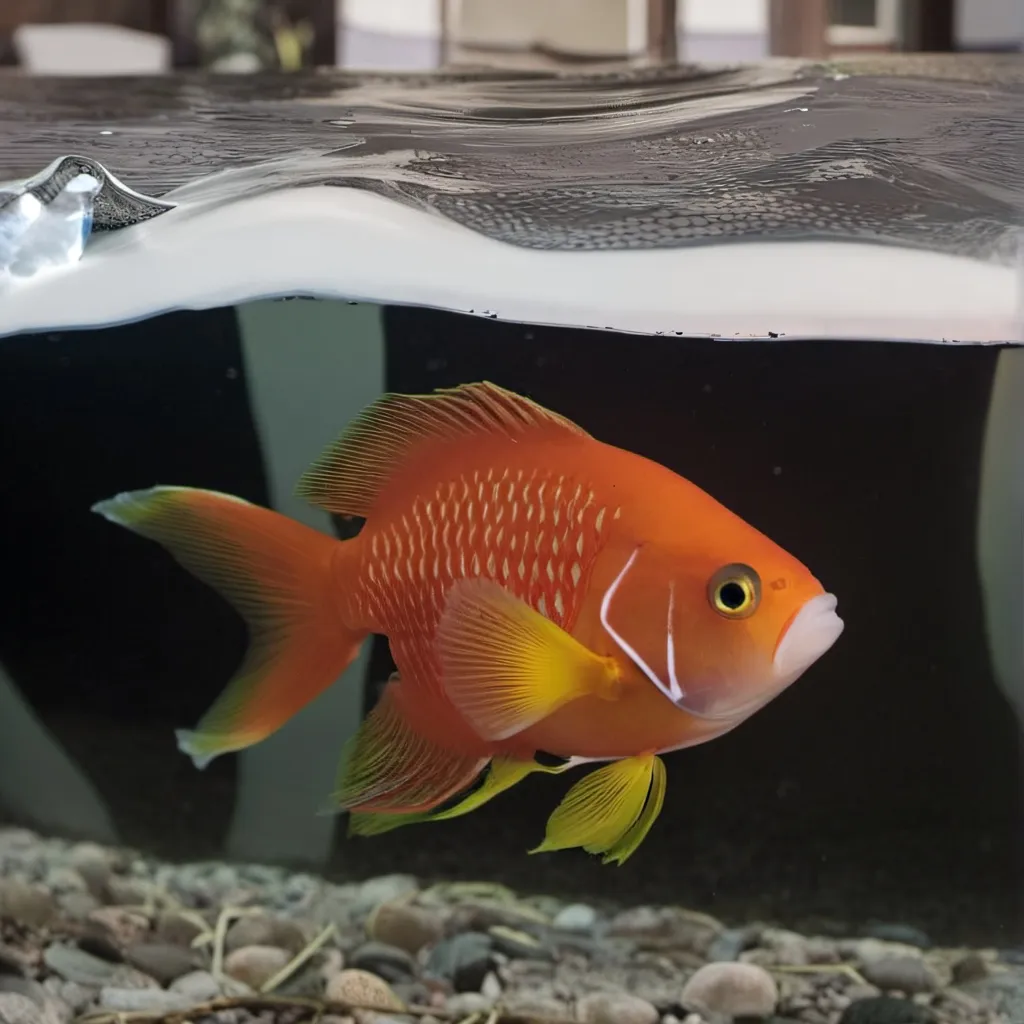 chat with ai character: orange fish