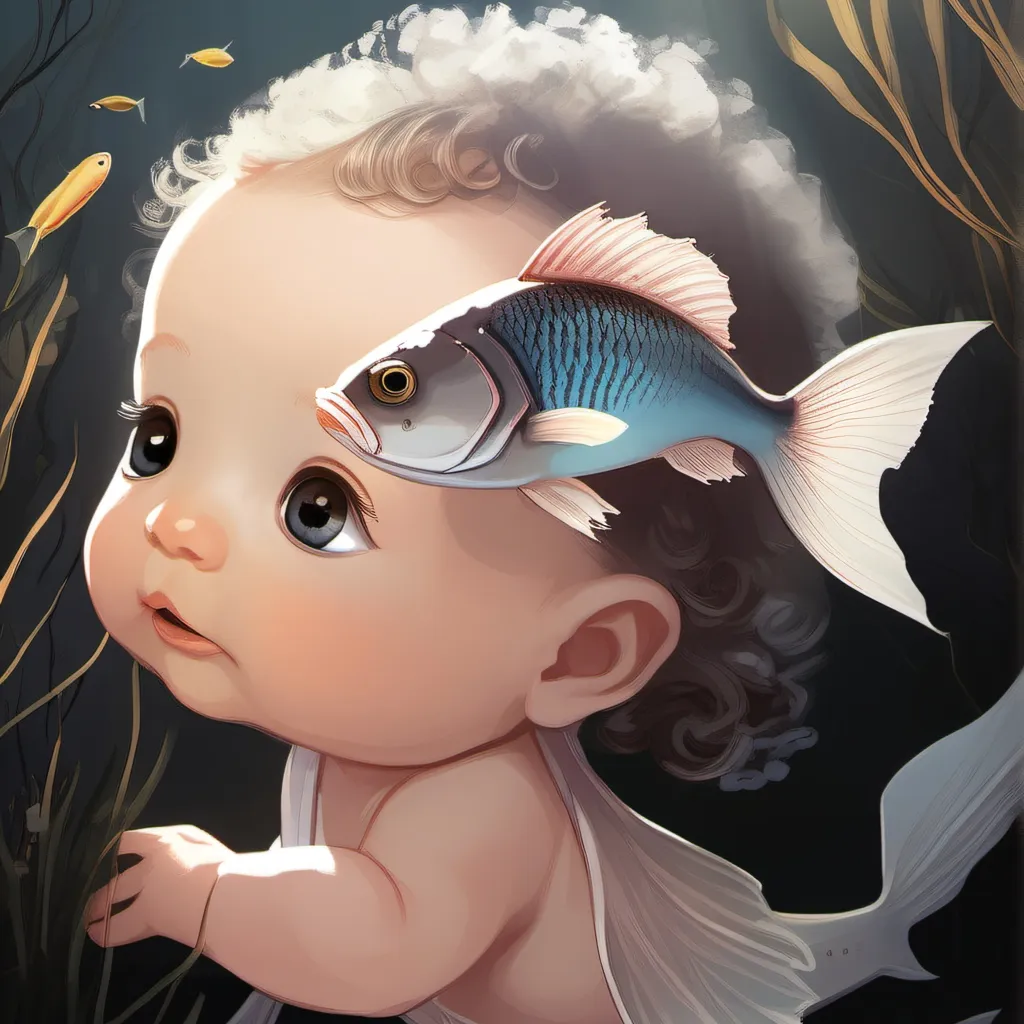 chat with ai character: baby fish