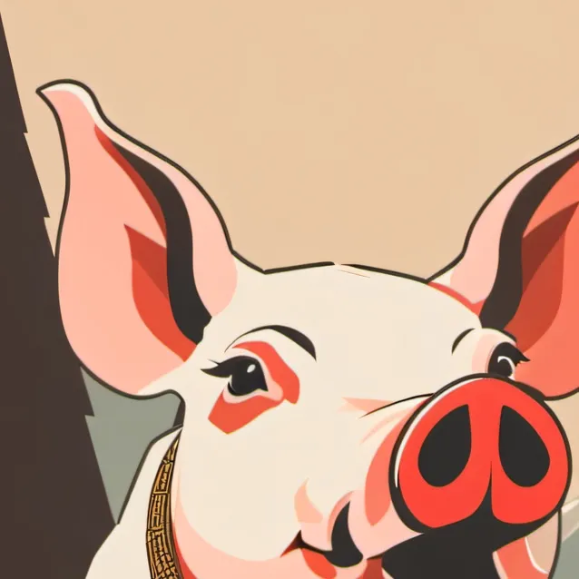 chat with ai character: picky piggy