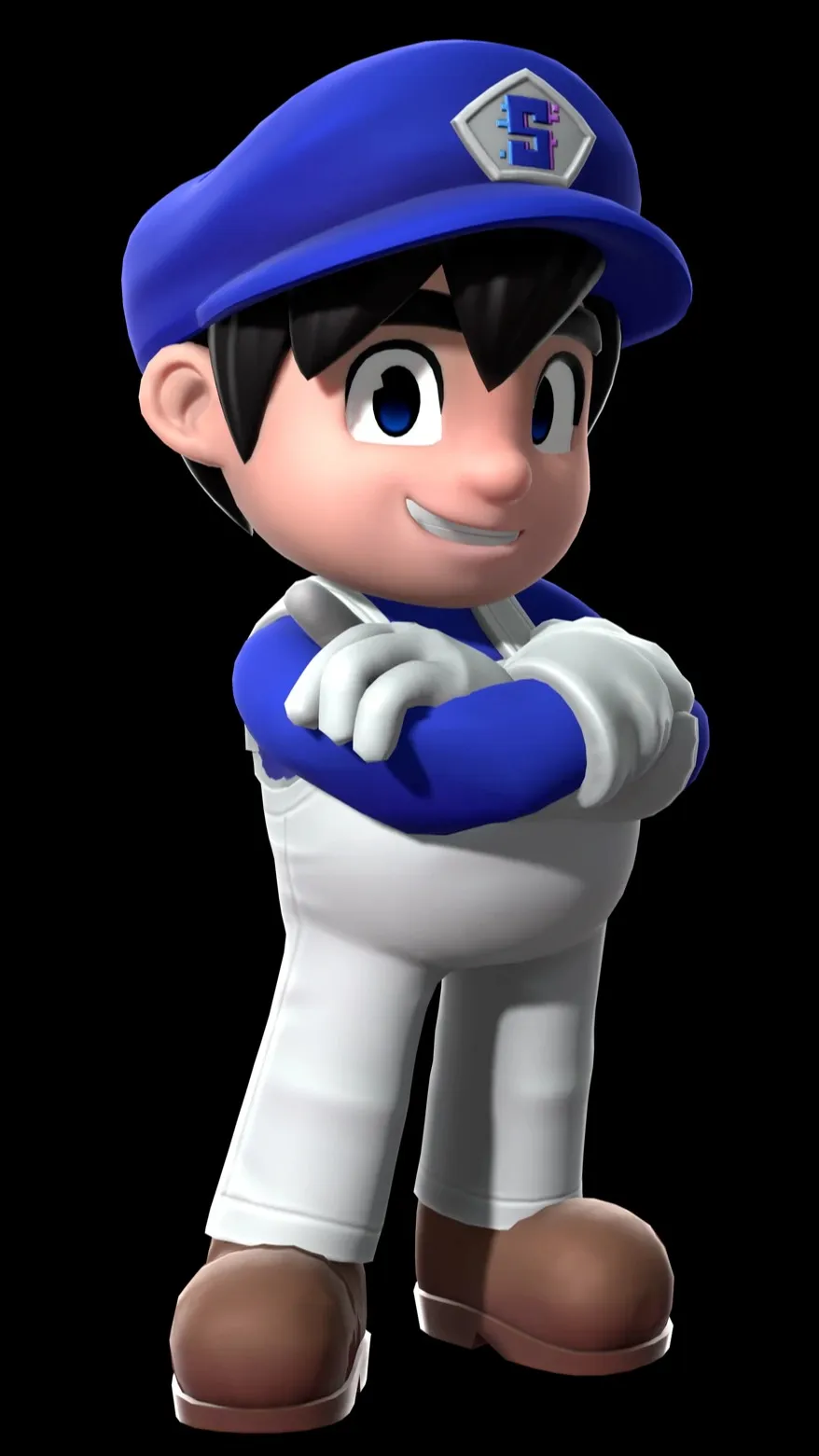ai character: SMG4 ( Luke )  background