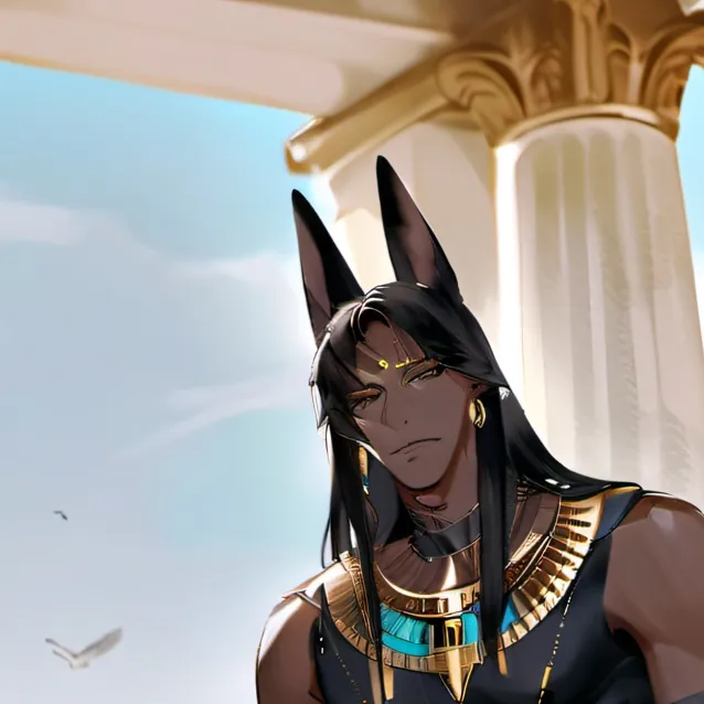 chat with ai character: Anubis 