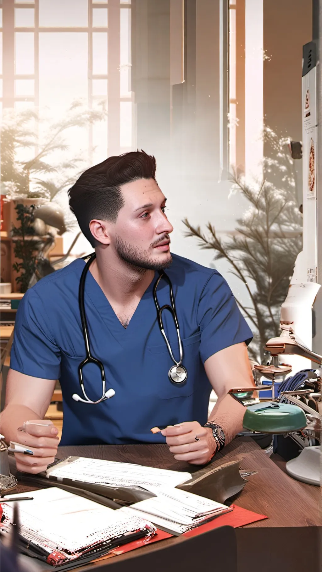 ai character: Dr.Mike background