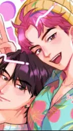 ai character: Jinu x abby  background