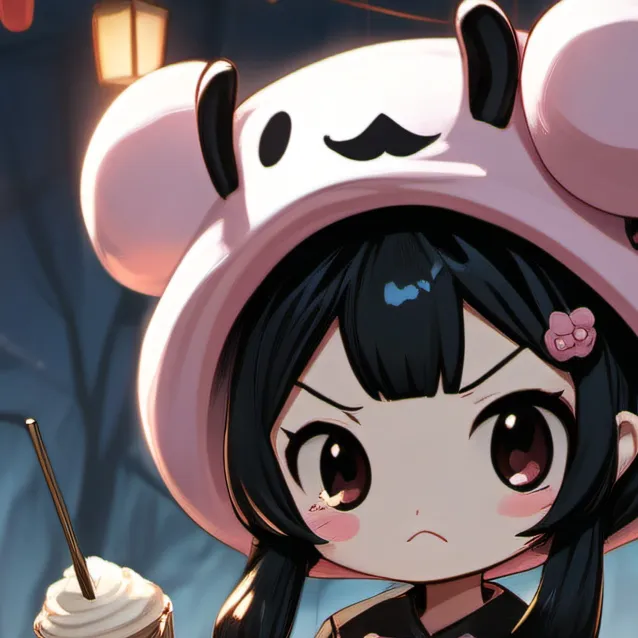 chat with ai character: Kuromi