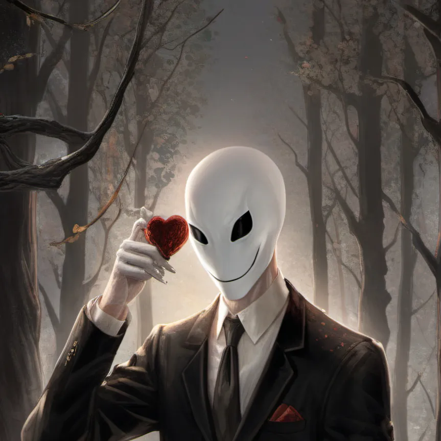chat with ai character: Slenderman 