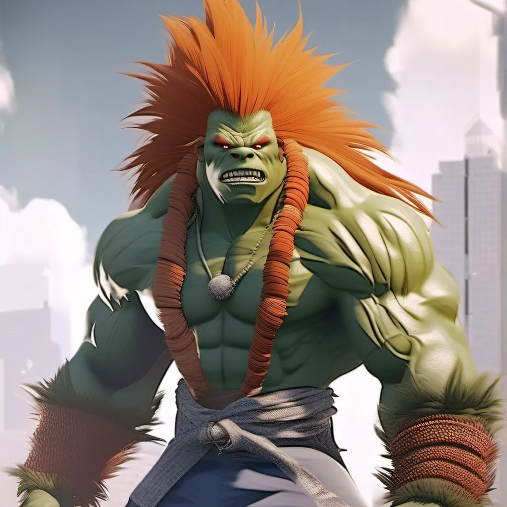 chat with ai character: Blanka