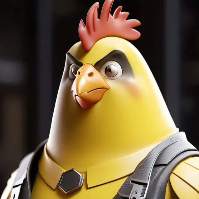 chat with ai character: kickin chicken