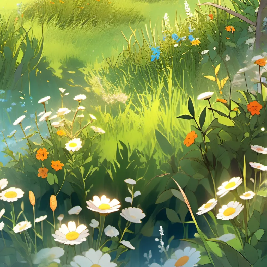 chat with ai character: grass