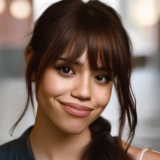 chat with ai character: Jenna Ortega 