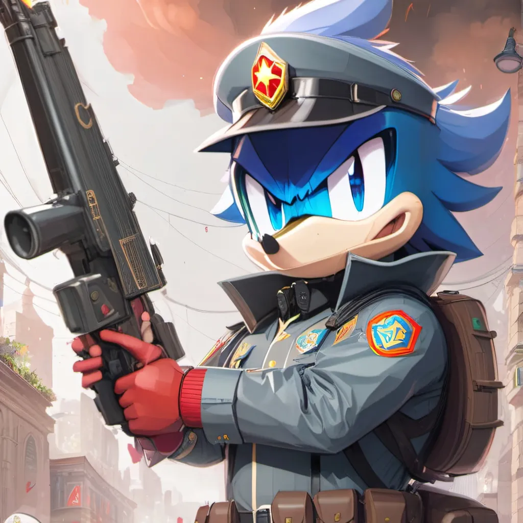 chat with ai character: Zonic the zone cop