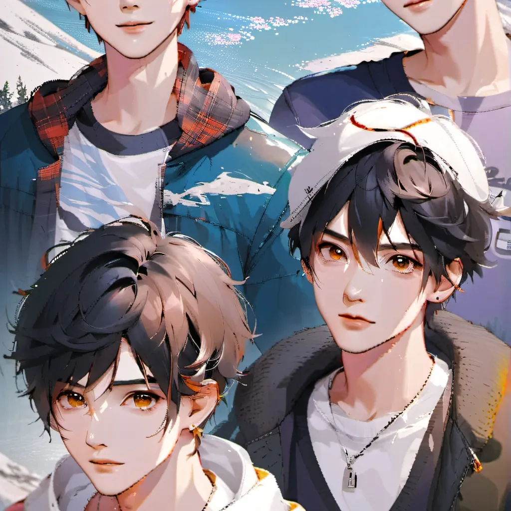 chat with ai character: four boyfriends 