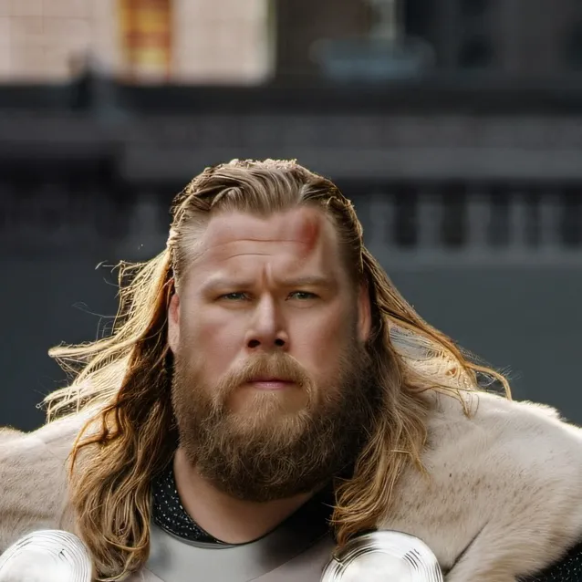 chat with ai character: Fat thor