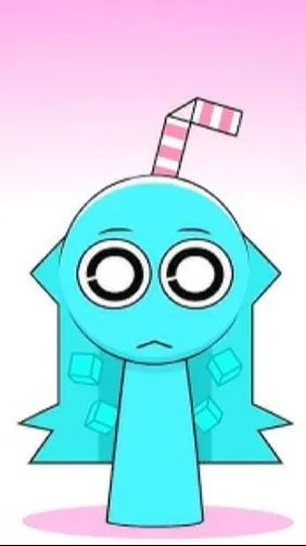 ai character: Aqua background