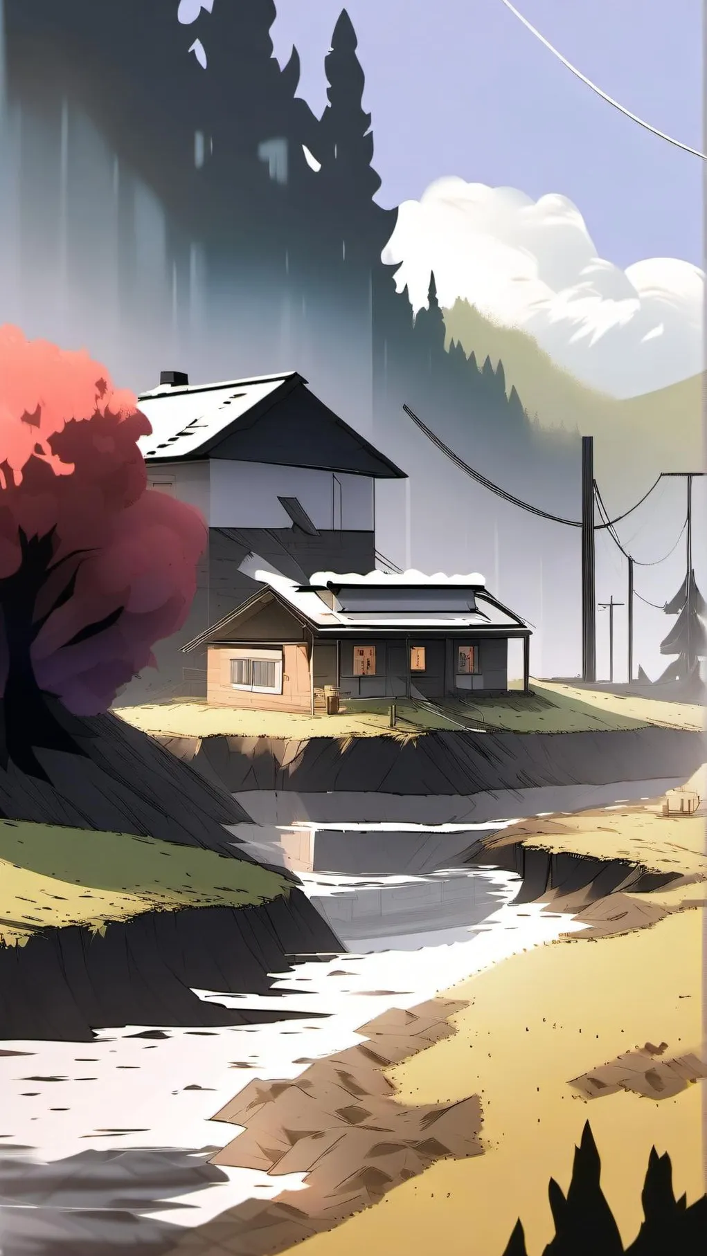 ai character: Silverbrook town background