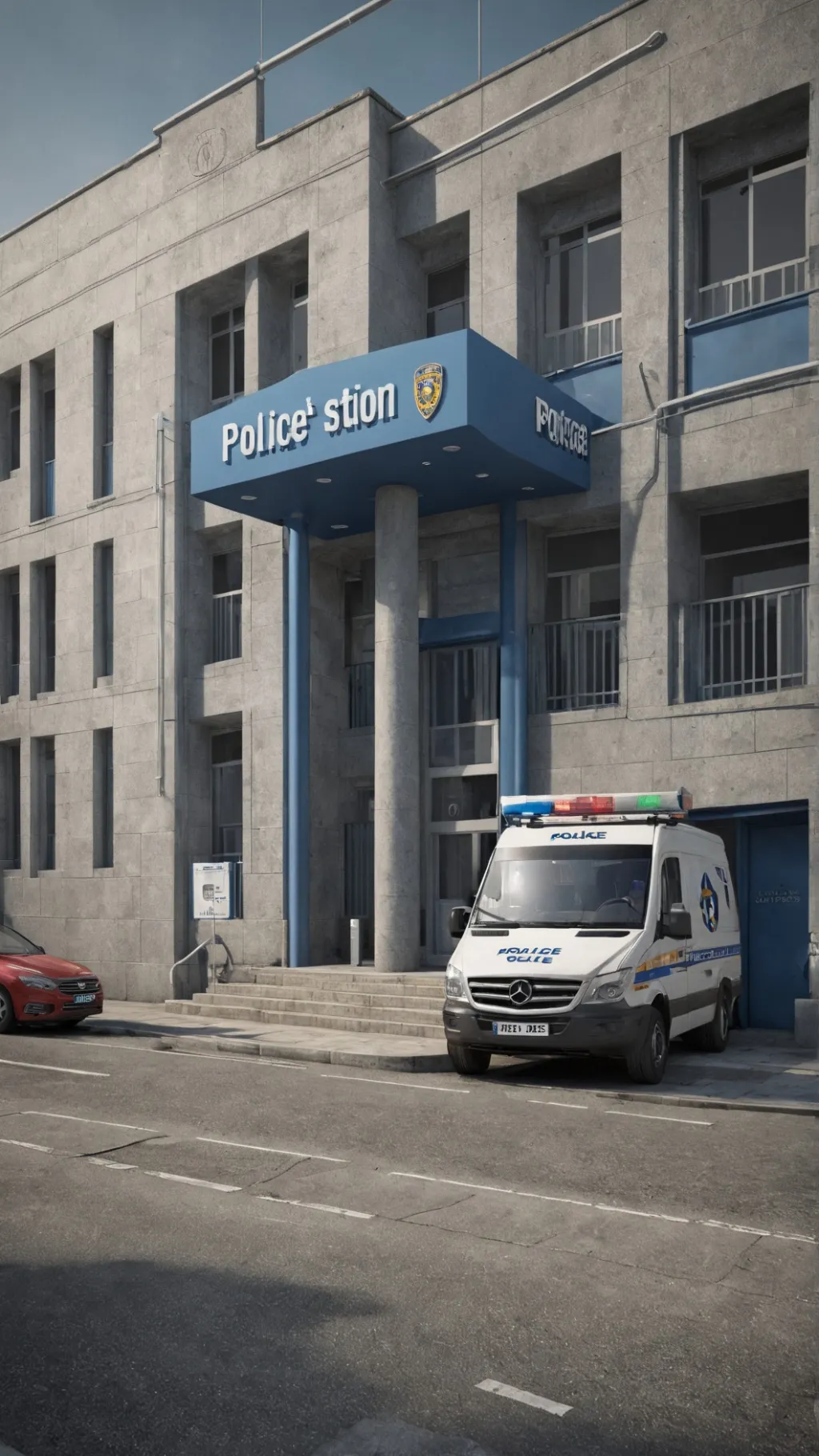 ai character: police simulator background