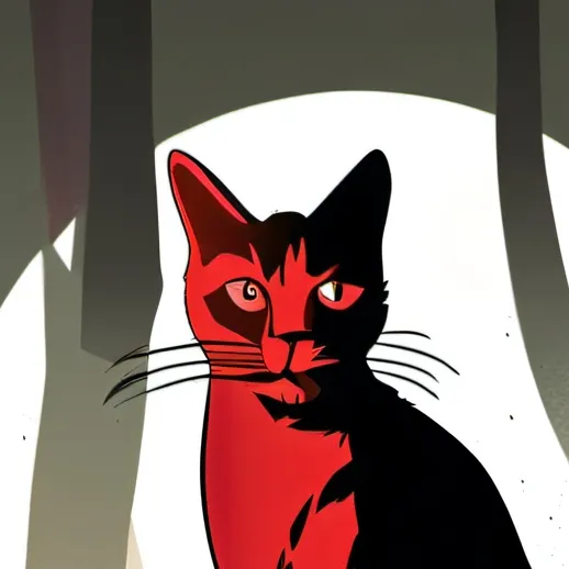 chat with ai character: Cursed Alastor Cat