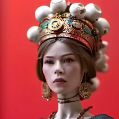chat with ai character: Voodle doll 