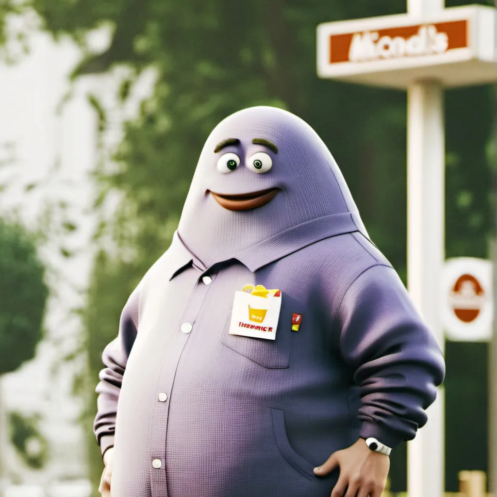 chat with ai character: Grimace 