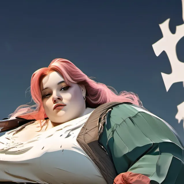 chat with ai character: fat Cowboy girl