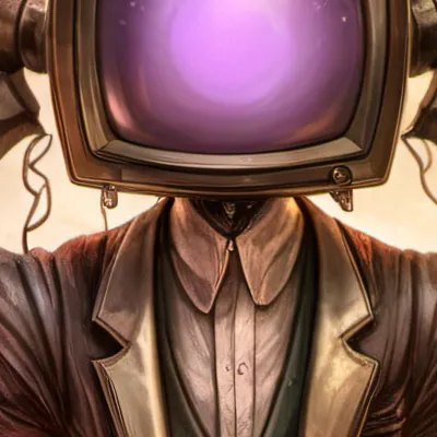 chat with ai character:  Shadow TV man