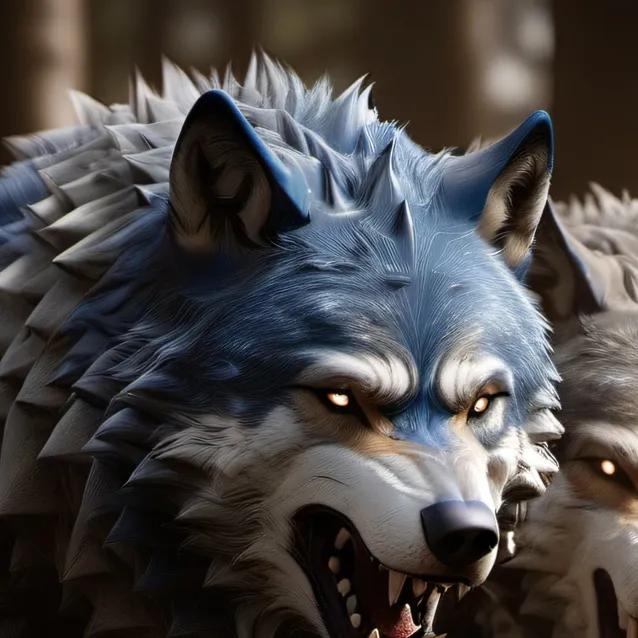 chat with ai character: bluey werewolf in