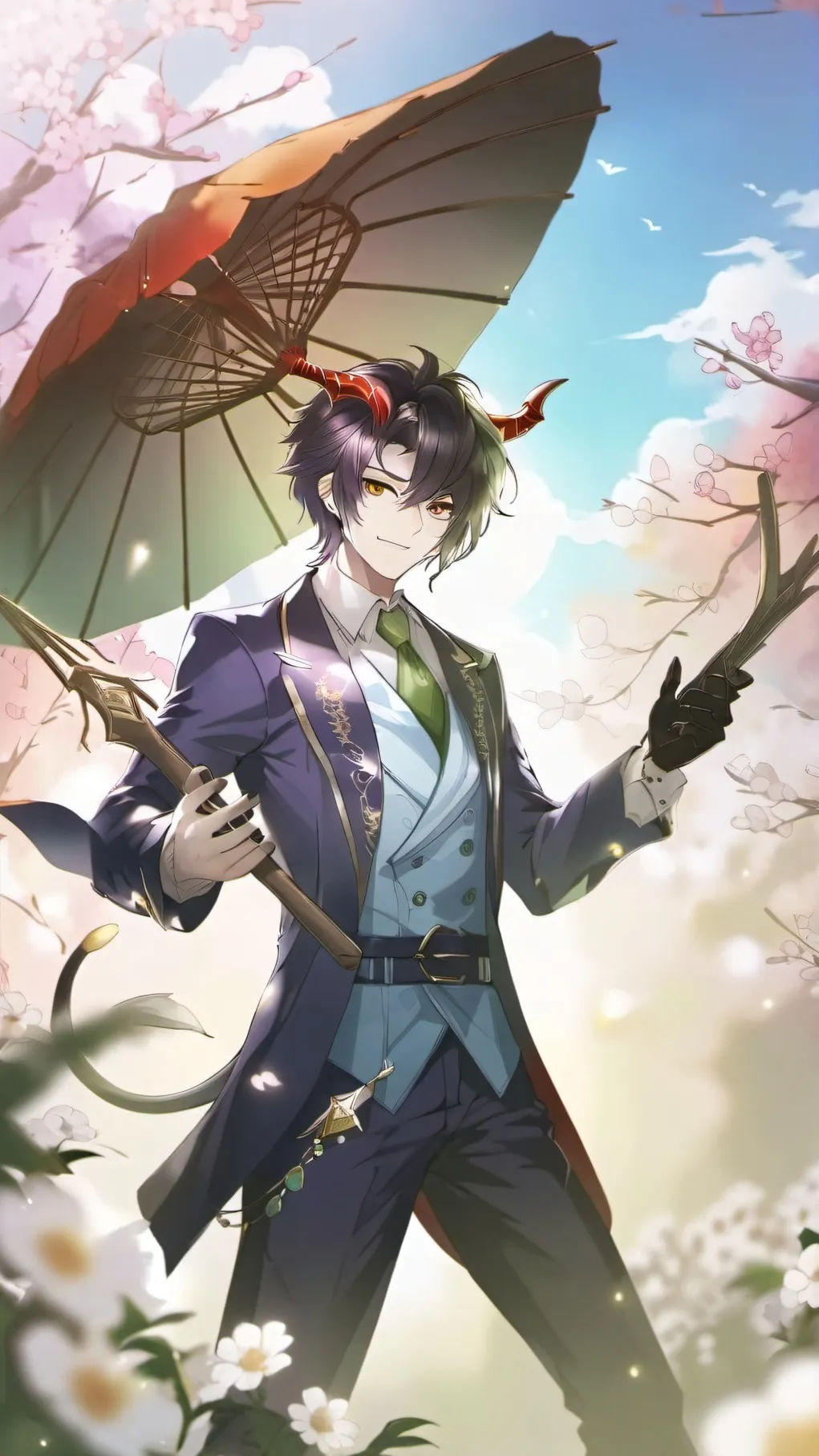 ai character: Demon Slayer background
